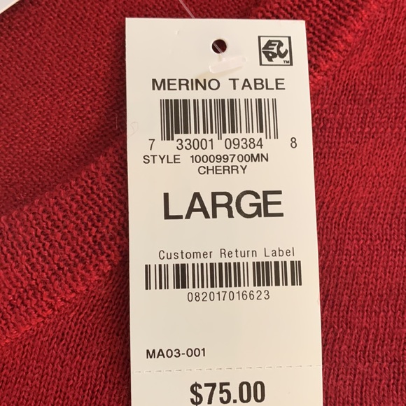 NWTs Club Room Mens sz Lg V-Neck sweater - Picture 4 of 5